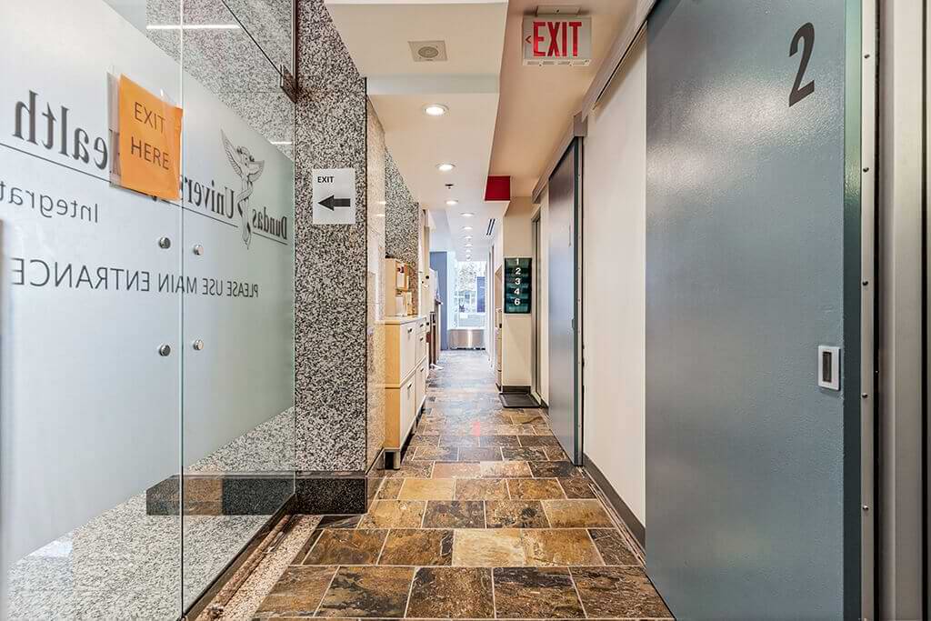 Clinic Corridor | Dundas University Health Clinic